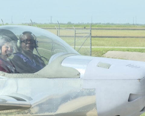 Students make local history as first student-built plane takes flight