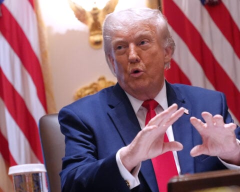 Trump plays mayor at Cabinet meeting, showcasing his DC renovations