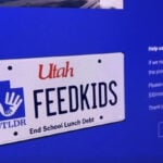 A new specialty license plate will help pay off school lunch debt across Utah