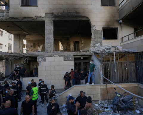 Israeli military strikes southern suburb of Beirut before crucial Lebanon-Israel talks in Washington