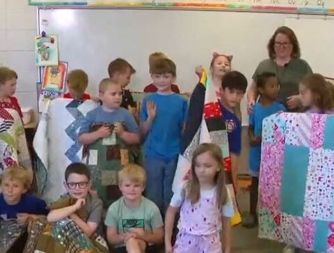 Teacher gives students personalized gifts in her final goodbye