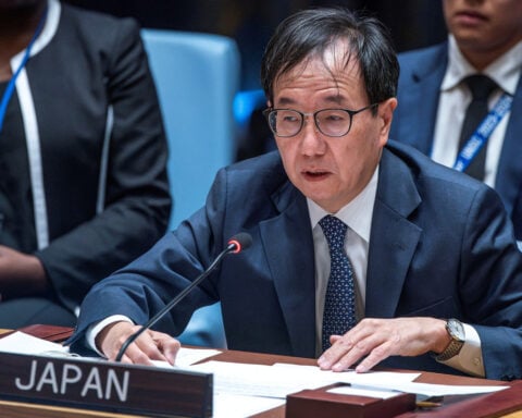 Japan dismisses 'ridiculous' Russian criticism of military buildup