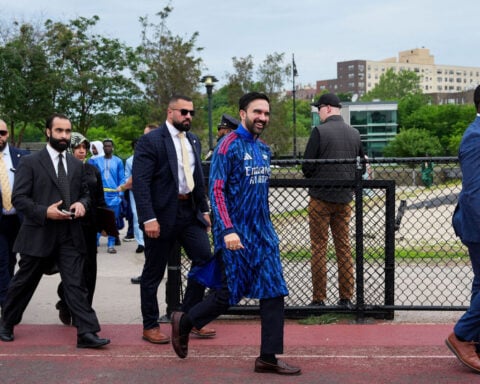 Look of the Week: New York City Mayor Zohran Mamdani celebrates Eid in an Arsenal-themed outfit