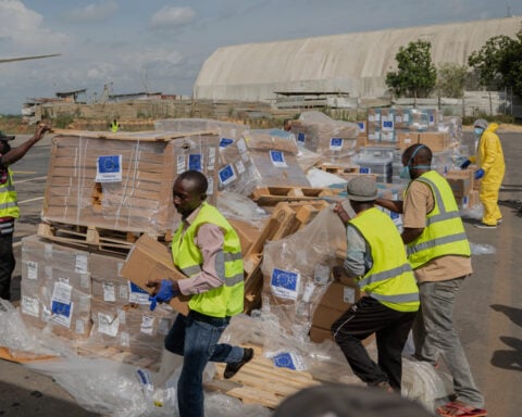 Aid supplies reach heart of Congo's Ebola outbreak as WHO head travels to Kinshasa