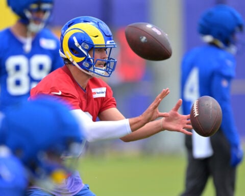 MVP Matthew Stafford says he understands why the Rams drafted Ty Simpson
