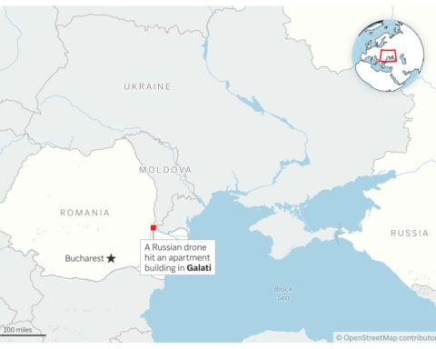 Russian drone launched against Ukraine crashes in Romania, injuring 2