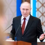 Putin says Russia has the means to destroy anyone who attacks its Baltic exclave of Kaliningrad