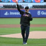 Bobby Valentine, in disguise again, revels in his most famous moment with Mets