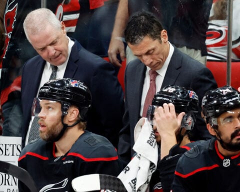 Andersen remains steady in emotional win as Hurricanes advance to Stanley Cup Final