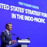 Pentagon chief sounds 'alarm' over China's buildup, urges allies to boost defence spend