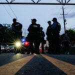 New Jersey state police assert control outside migrant detention center