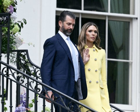 Donald Trump Jr. and new wife share behind-the-scenes wedding video