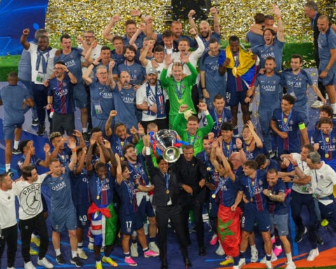 PSG wins back-to-back Champions League titles after shootout victory against Arsenal