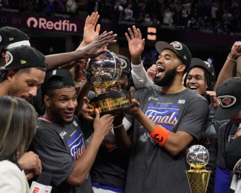 Knicks beat the Spurs for the NBA Cup, but need to do it in the NBA Finals for the title they crave