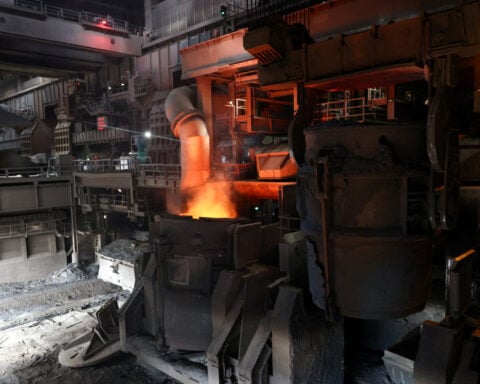 Euro zone factory growth slowed in May as input costs hit four-year high, PMI shows