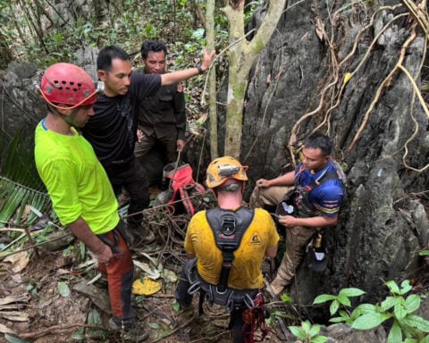 Cave rescuers investigating ‘knocking response’ in search for two missing men