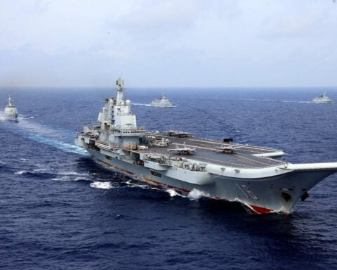 Chinese aircraft carrier held drills in east of Philippines, Japan says