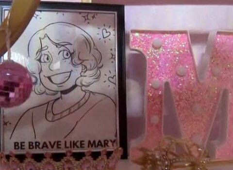 Girl's sparkling room makeover helps her through cancer journey