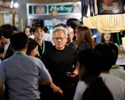 Nvidia courts Korea's tech giants at Taipei dinner as AI push deepens