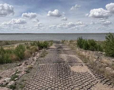 Emergency fish salvage in place at reservoir on Colorado's Eastern Plains