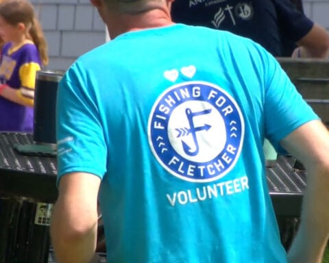 Fishing event honoring Fletcher Merkel brings hundreds of kids together, raises funds for Annunciation scholarship