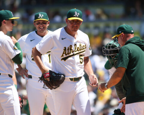 Athletics pitchers struggle in their temporary hitter-friendly home ballpark