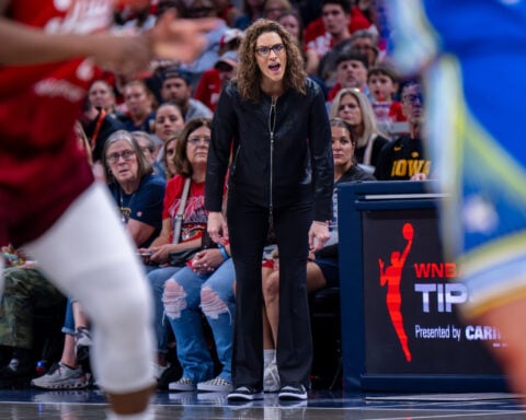 Caitlin Clark and Stephanie White say all is good while downplaying sideline spat video