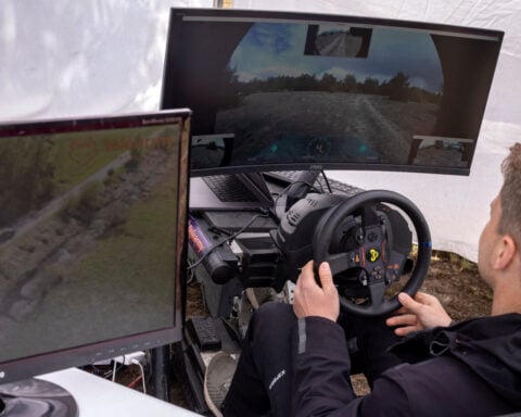 Startups shore up Ukraine's defences with sea drone swarms and robot trucks