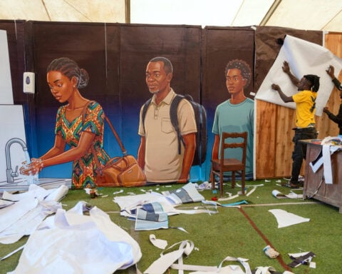 Volunteers serve comfort food in a worrying Ebola outbreak