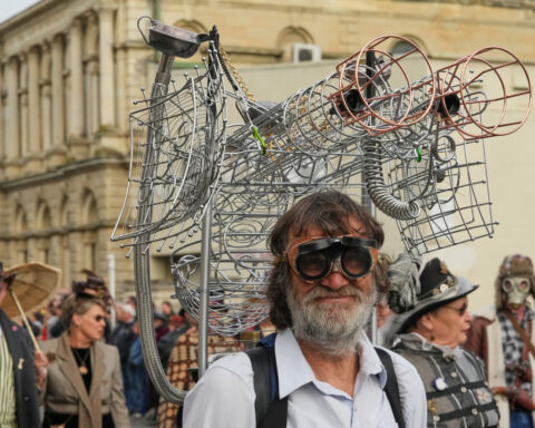 Steampunk festival creates an unlikely capital for Victorian style and sci-fi oddity in New Zealand