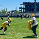 Josh Jacobs practicing with Packers again while prosecutors consider whether to file charges