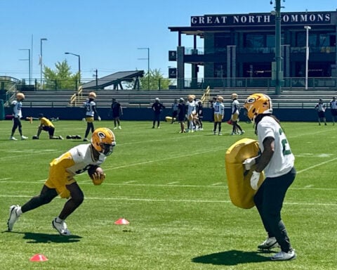 Josh Jacobs practicing with Packers while prosecutors consider whether to file charges