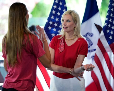 Iowa Democrats vote to settle a tense Senate primary as the party looks to flip GOP seats this fall