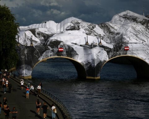 Opening of JR's installation on Paris Pont Neuf bridge delayed after damage