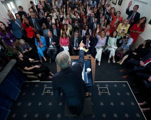 'Out of my lane.' Dr. Oz ducks questions during his turn in the White House briefing room