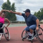 How one couple is helping grow the wheelchair tennis community