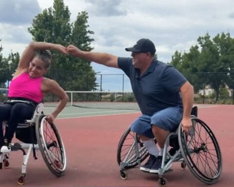 How one couple is helping grow the wheelchair tennis community