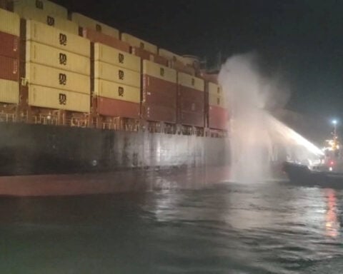 MSC says vessel hit by projectiles in Iraq's Umm Qasr port on Monday, crew safe