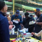 Brewers players team up with local teens to design custom sneakers
