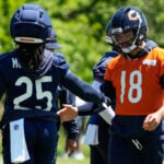 Caleb Williams strikes jump-throw pose for Madden NFL 27 cover