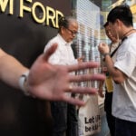 A Hong Kong artist tries to mark the Tiananmen crackdown. He was quickly stopped by police