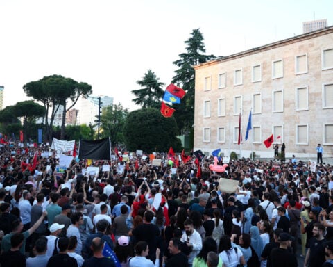 Albanians protest over Kushner-linked luxury resort on pristine coastline