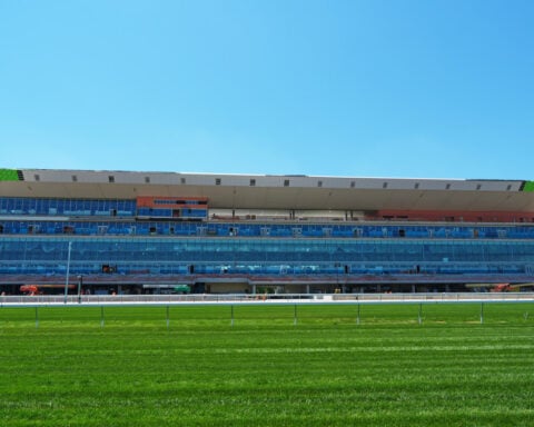 Belmont Park rebuild nears the finish line as the Belmont Stakes is a year from returning home