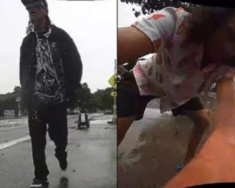Pair accused of hitting, pouring beer on robots analyzing sidewalks