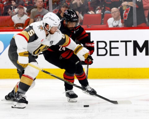 Down 0-1 in Stanley Cup Final, Hurricanes coach on top line vs. Vegas: 'We need them to get going'
