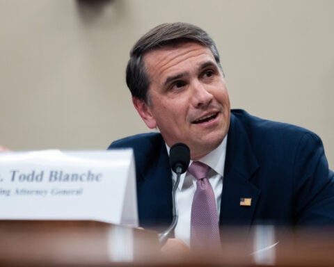 President Trump says he will nominate Todd Blanche to serve as attorney general
