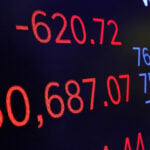 Asian shares retreat as US stocks halt their record-breaking rally, while oil prices fall back