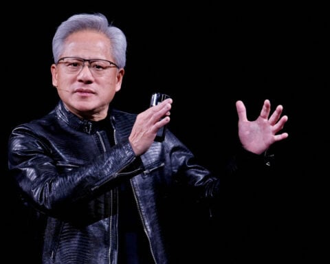 Nvidia CEO mounts charm push in South Korea with TV talk show, baseball appearances
