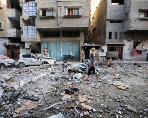 Israeli strikes kill 10 people in Gaza, medics say