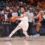 Fans erupt after Knicks steal Game 1 of NBA Finals